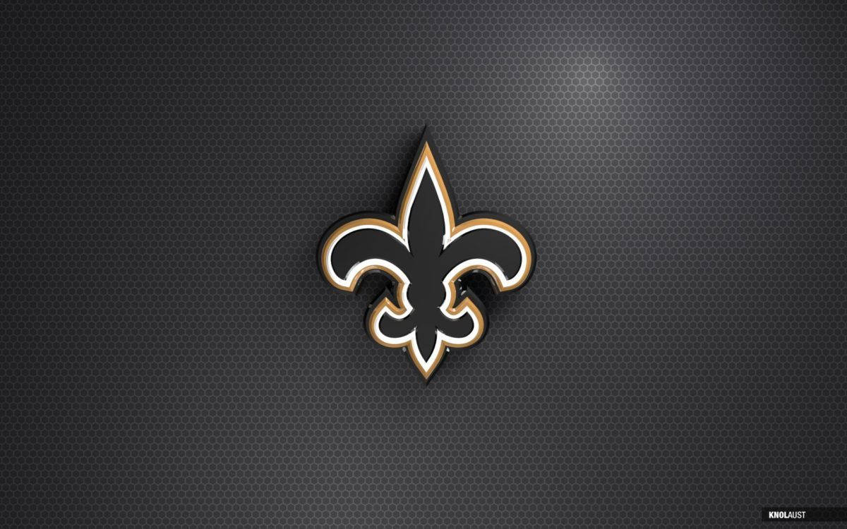 Saints Logo With Glowing Outline Wallpaper