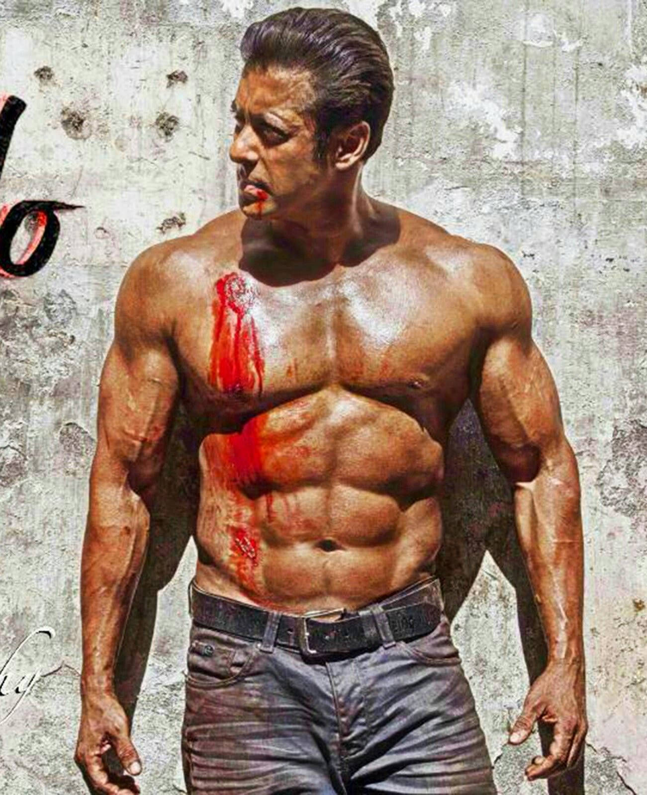 Salman Khan Hd Shirtless And Bloody Wallpaper