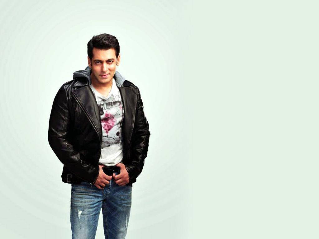 Salman Khan In Black Jacket Hd Wallpaper