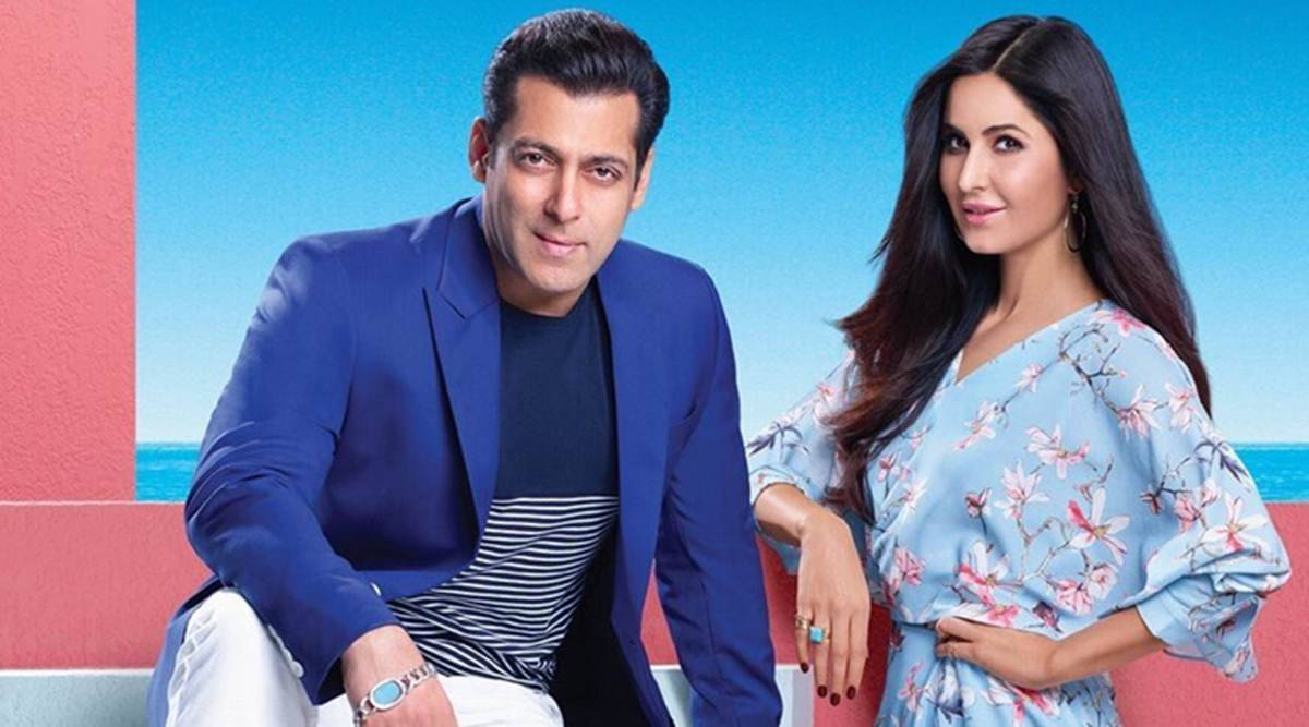 Salman Khan Katrina Kaif Blue Outfits Hd Wallpaper