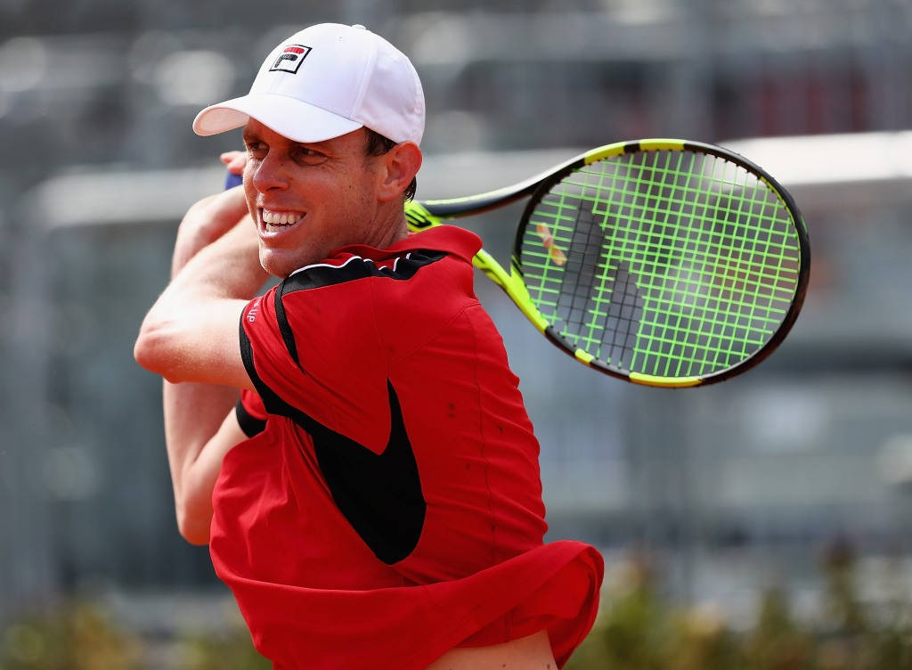 Sam Querrey After Strong Swing Wallpaper