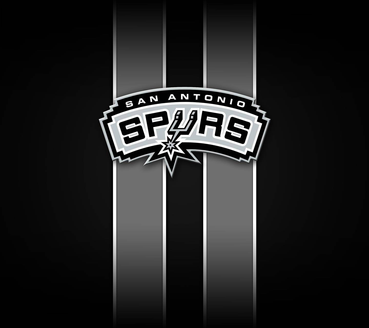 San Antonio Spurs Grey Logo Wallpaper