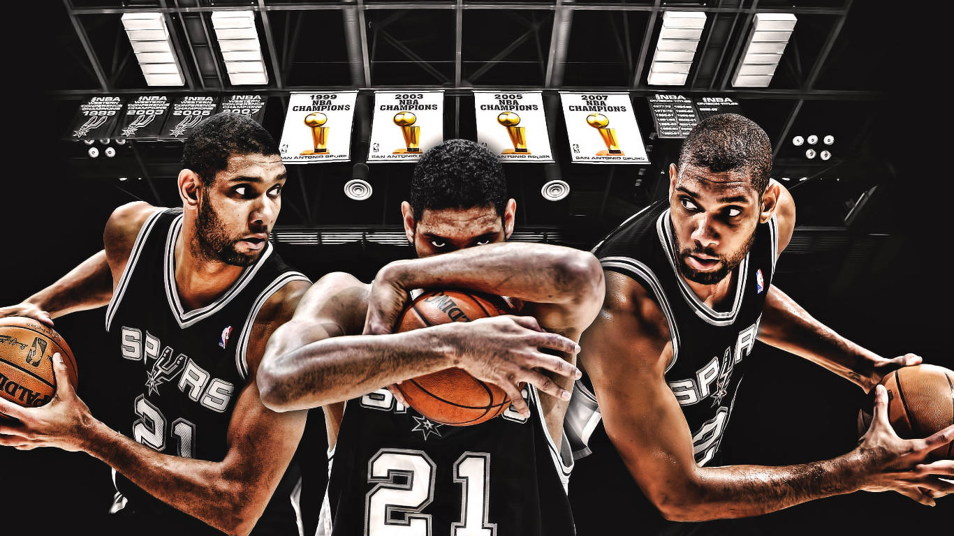San Antonio Spurs Tim Duncan Jersey Wallpaper