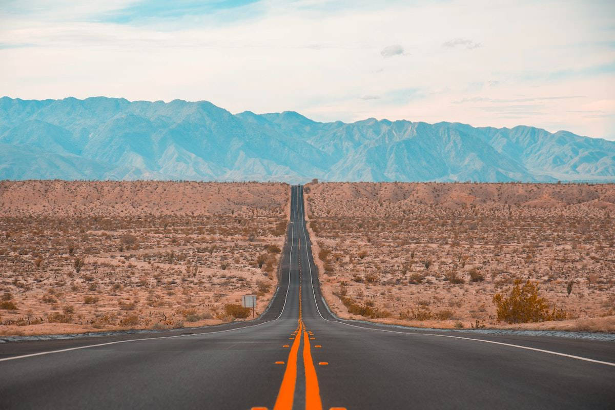 San Diego Desert Road Wallpaper