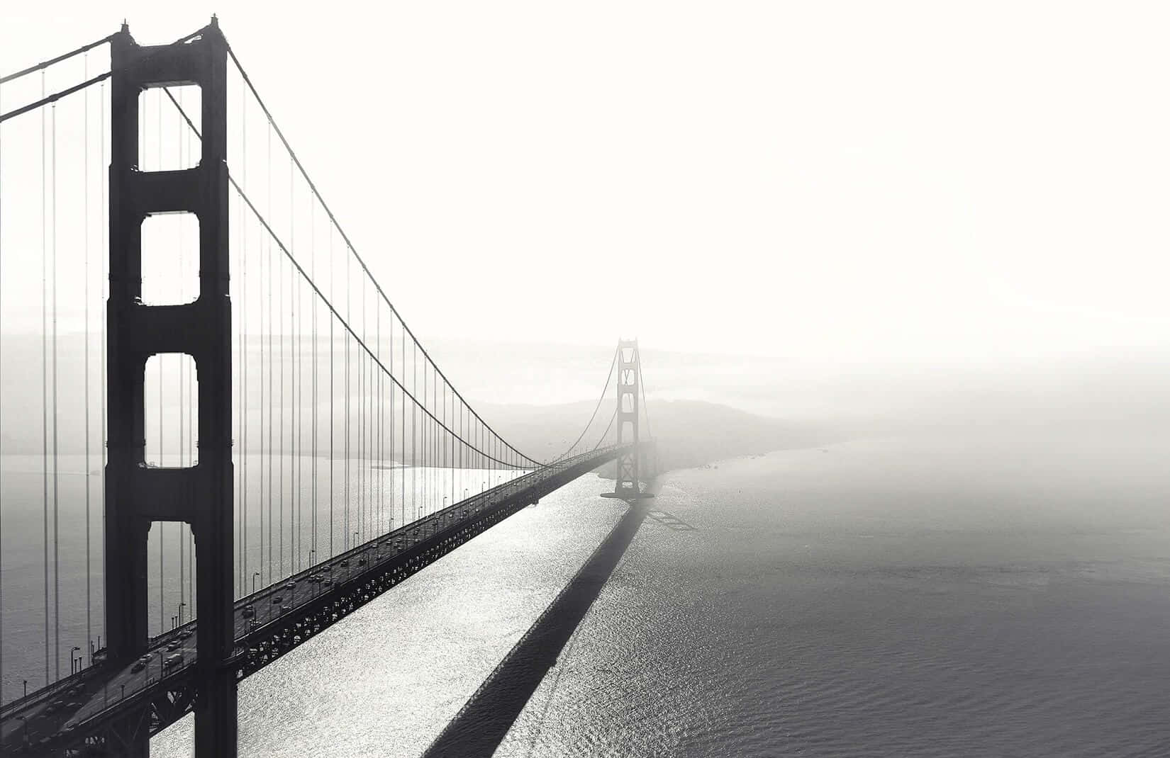 San Francisco Apartment Buildings In Black And White Wallpaper