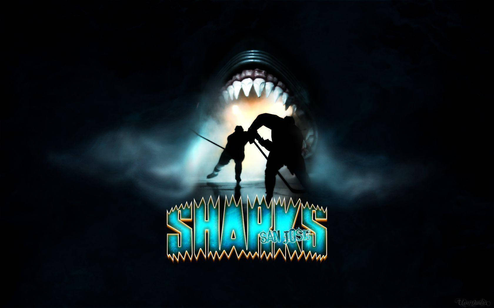 San Jose Sharks Into The Jaws Wallpaper