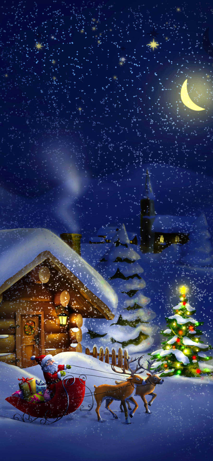 Download free Santa Claus Christmas Phone Wallpaper - MrWallpaper.com