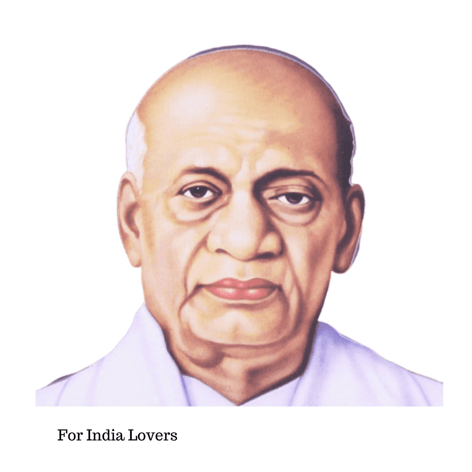 Sardar Patel Drawn Portrait Wallpaper