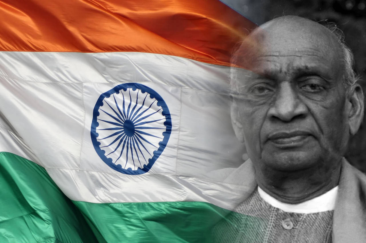 Sardar Patel Indian Flag Wallpaper