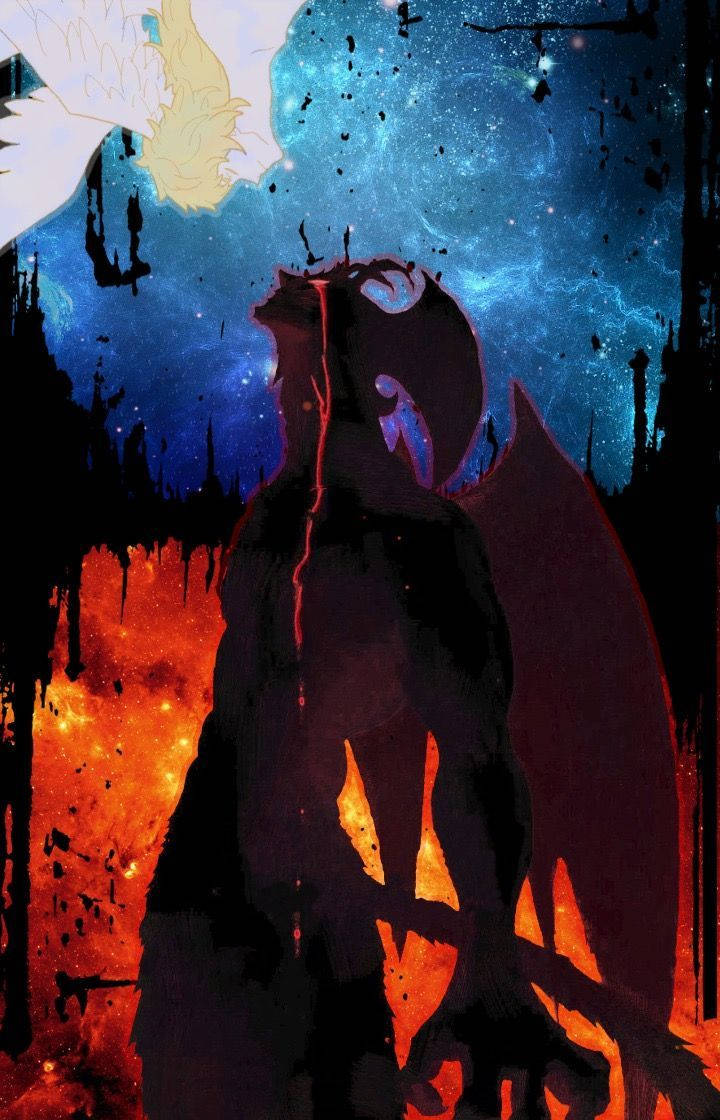 Satan And Amon In Devilman Crybaby Wallpaper