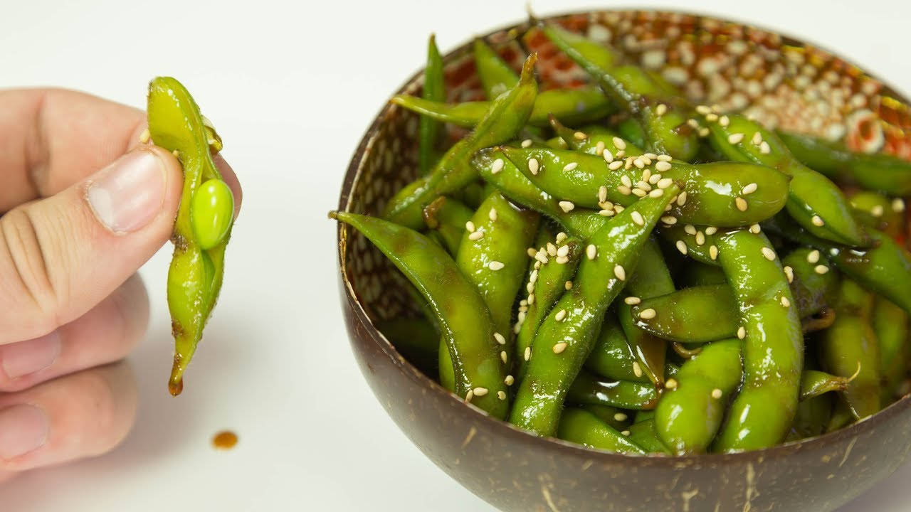 Sautéed Edamame Beans Wallpaper