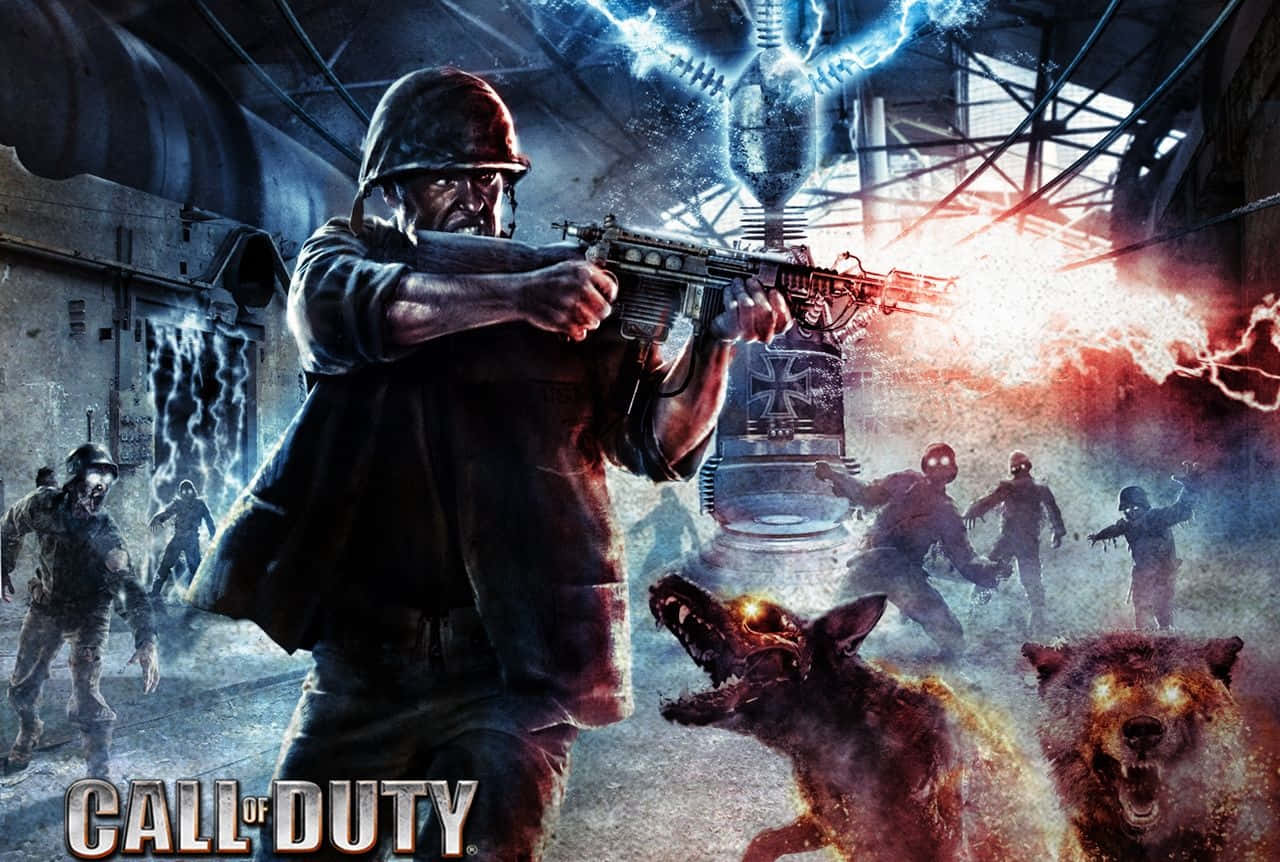 Save The World From A Zombie Invasion In The New Call Of Duty: Zombies Game! Wallpaper