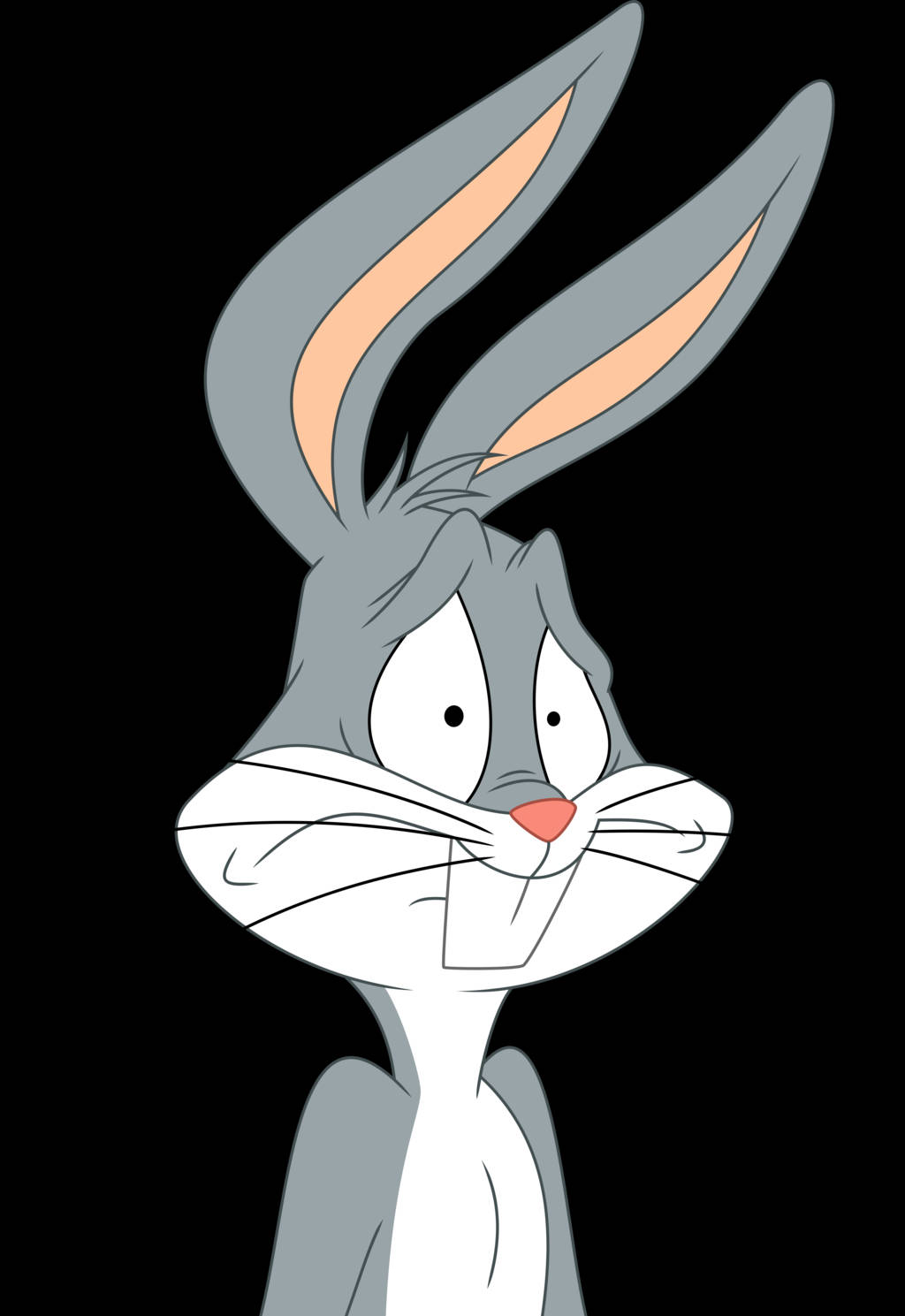 Scared Bugs Bunny Wallpaper