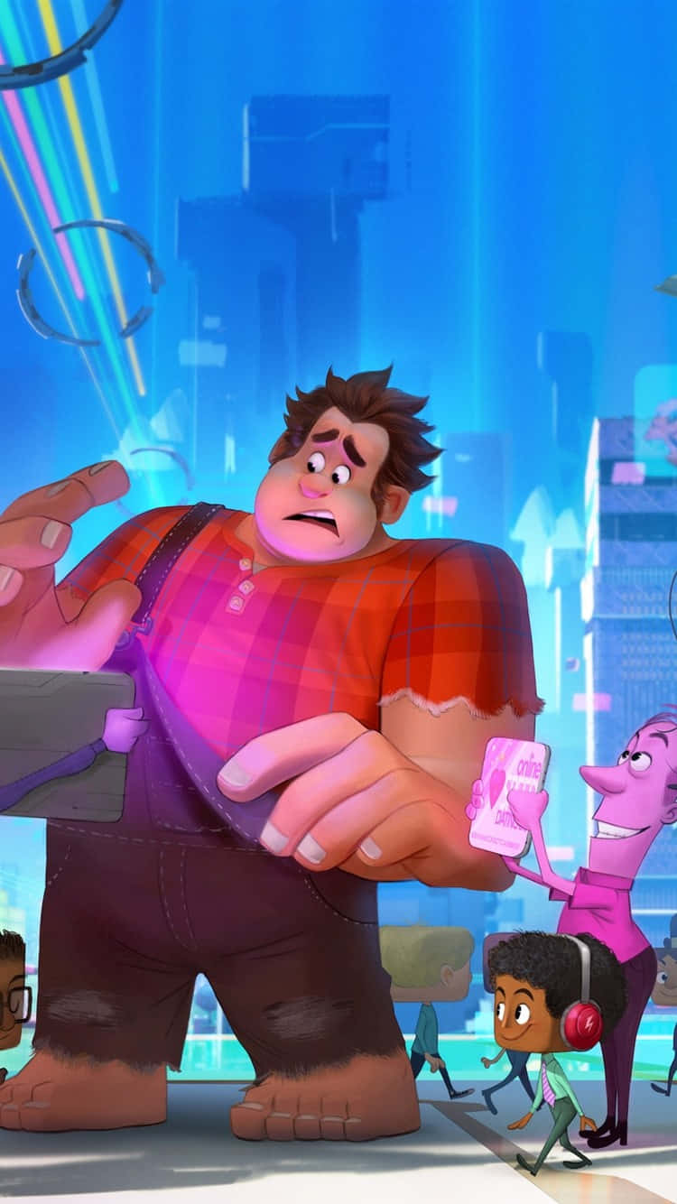 Scared Ralph In Ralph Breaks The Internet Wallpaper