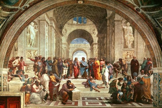 School Of Athens Famous Painting Wallpaper