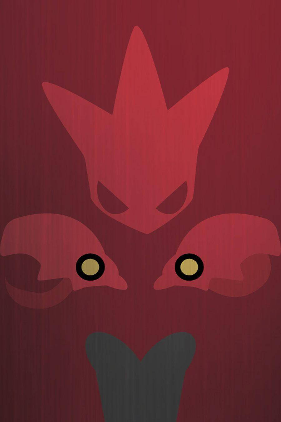 Scizor Abstract Front Wallpaper