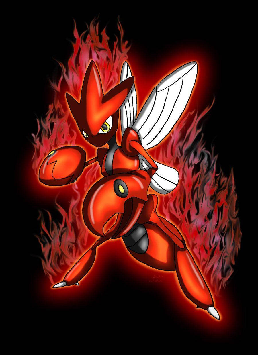 Scizor Battle Aura Wallpaper