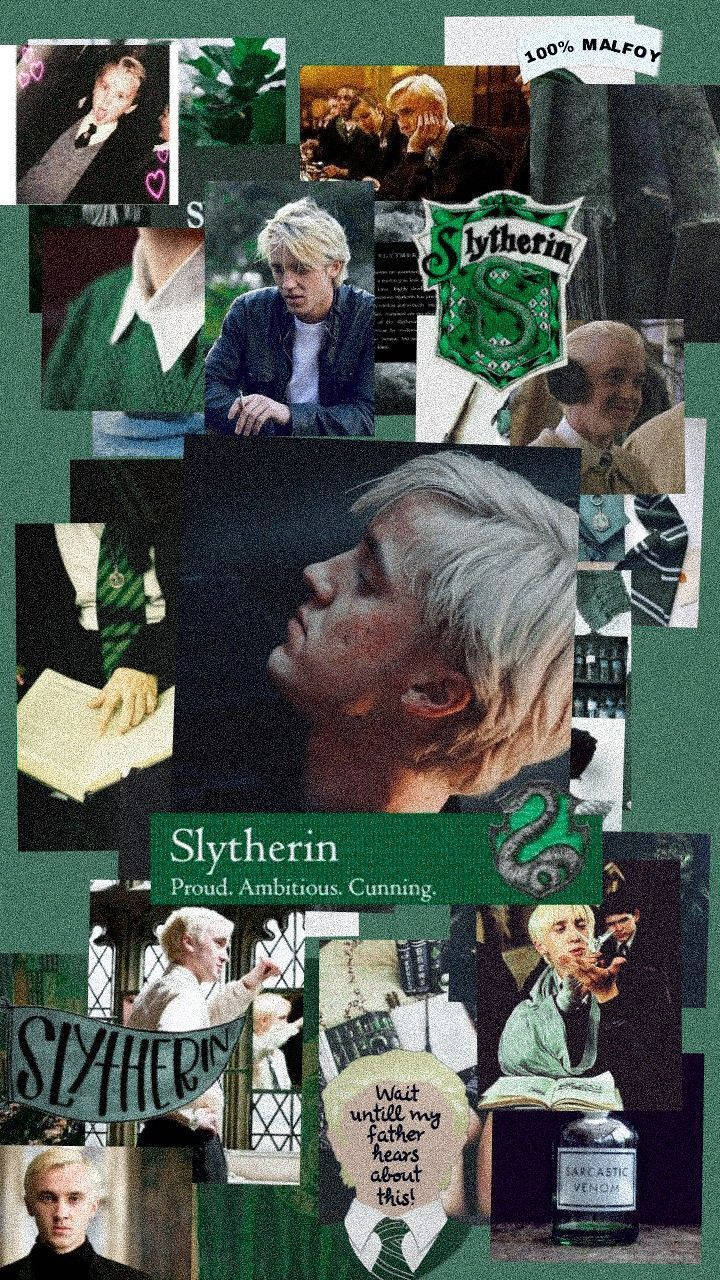 Scrapbook Cutout Draco Malfoy Aesthetic Wallpaper