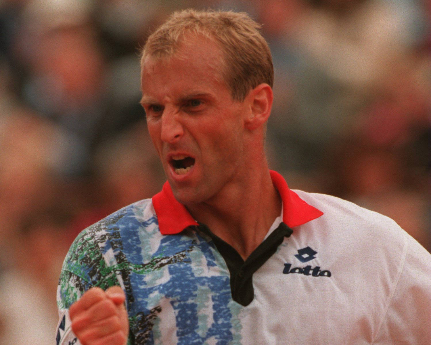 Screaming Tennis Player Thomas Muster Wallpaper