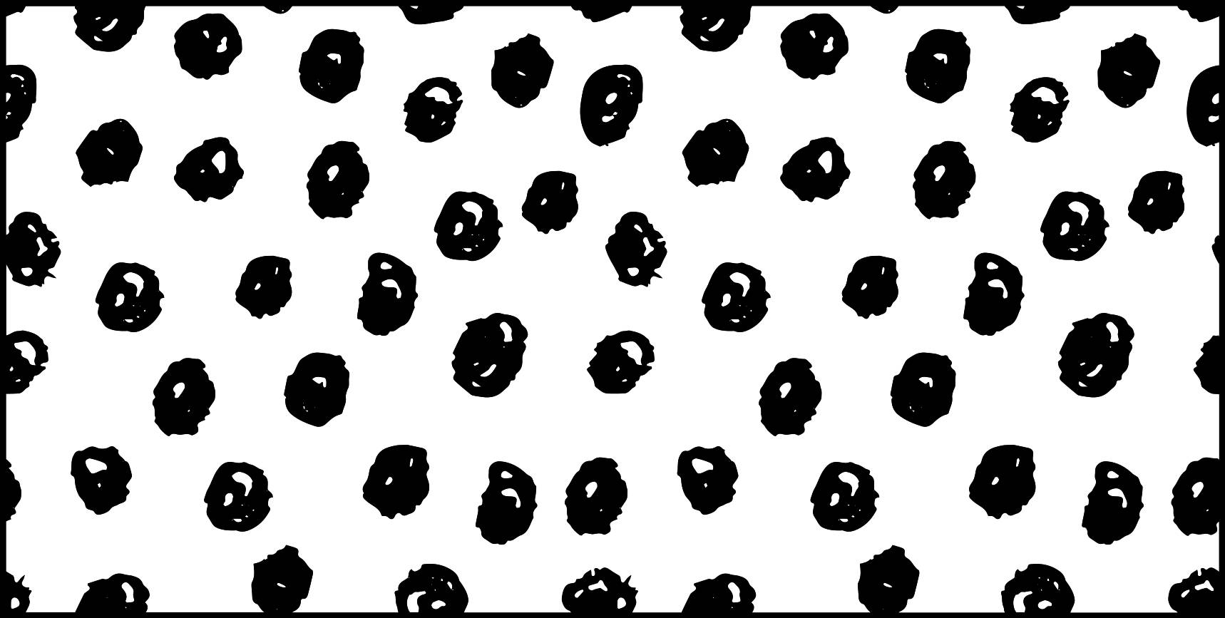 Scribble Black Dot Iphone Wallpaper