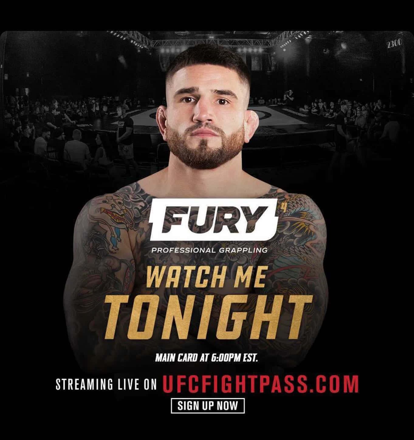 Sean Brady At Fury Poster Wallpaper