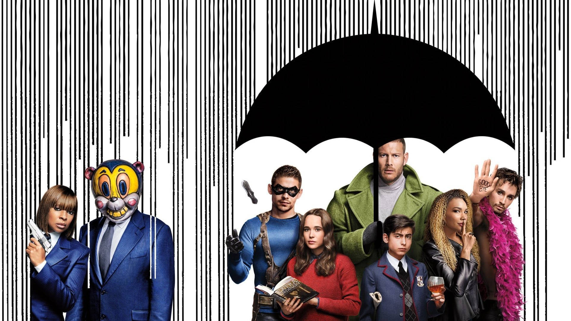 Download free Season 1 Poster The Umbrella Academy Wallpaper -  MrWallpaper.com