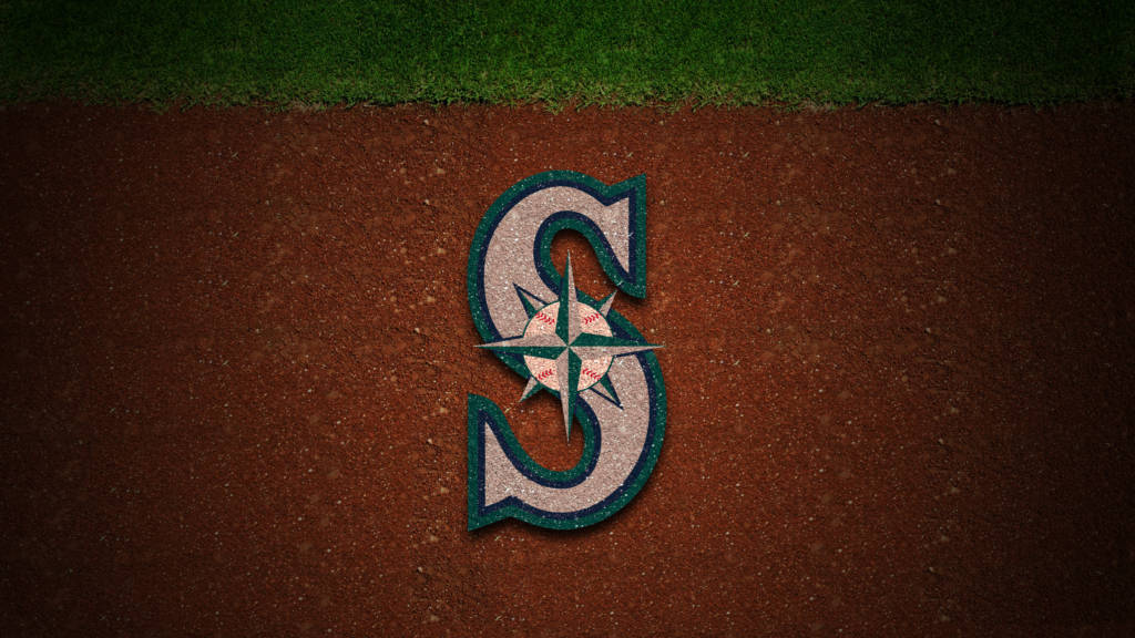 Seattle Mariners Dirt And Grass Logo Wallpaper