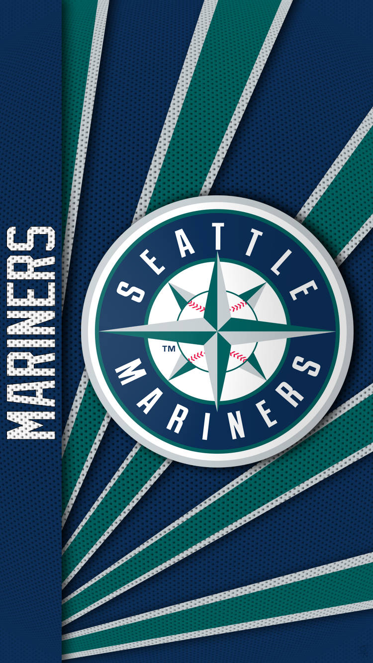 Seattle Mariners Jersey Fabric Logo Wallpaper