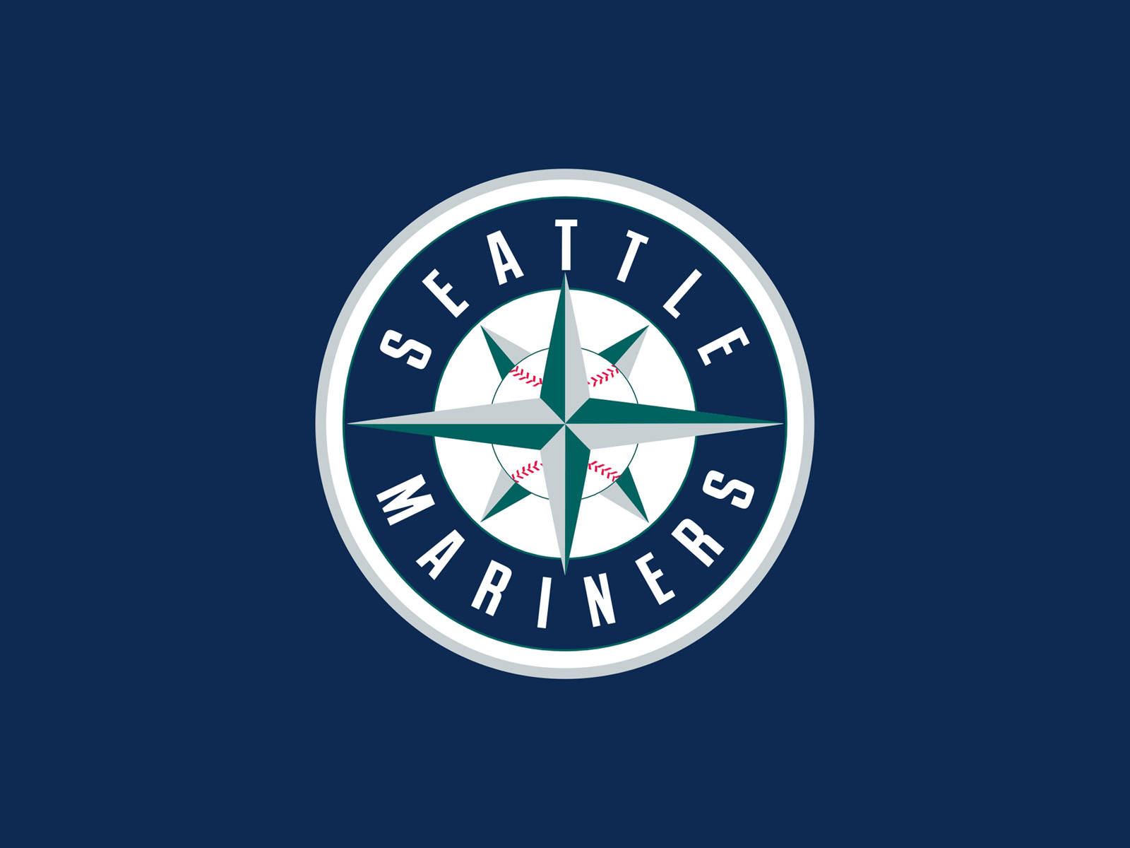 Seattle Mariners Logo Dark Blue Wallpaper