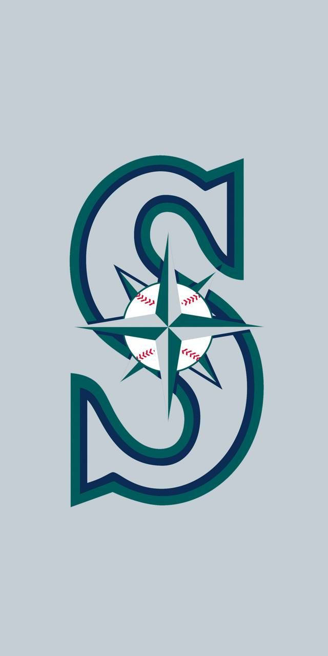 Seattle Mariners Minimalist S Logo Wallpaper