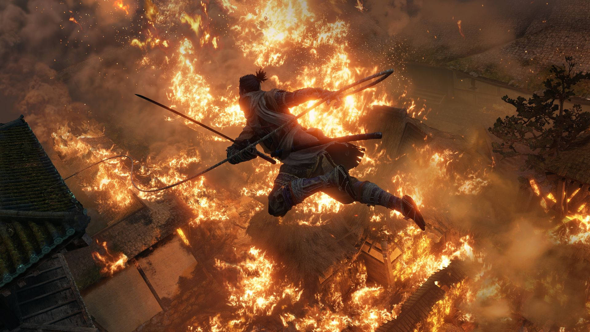 sekiro shadows die twice game concept art MacBook Air Wallpaper Download |  AllMacWallpaper