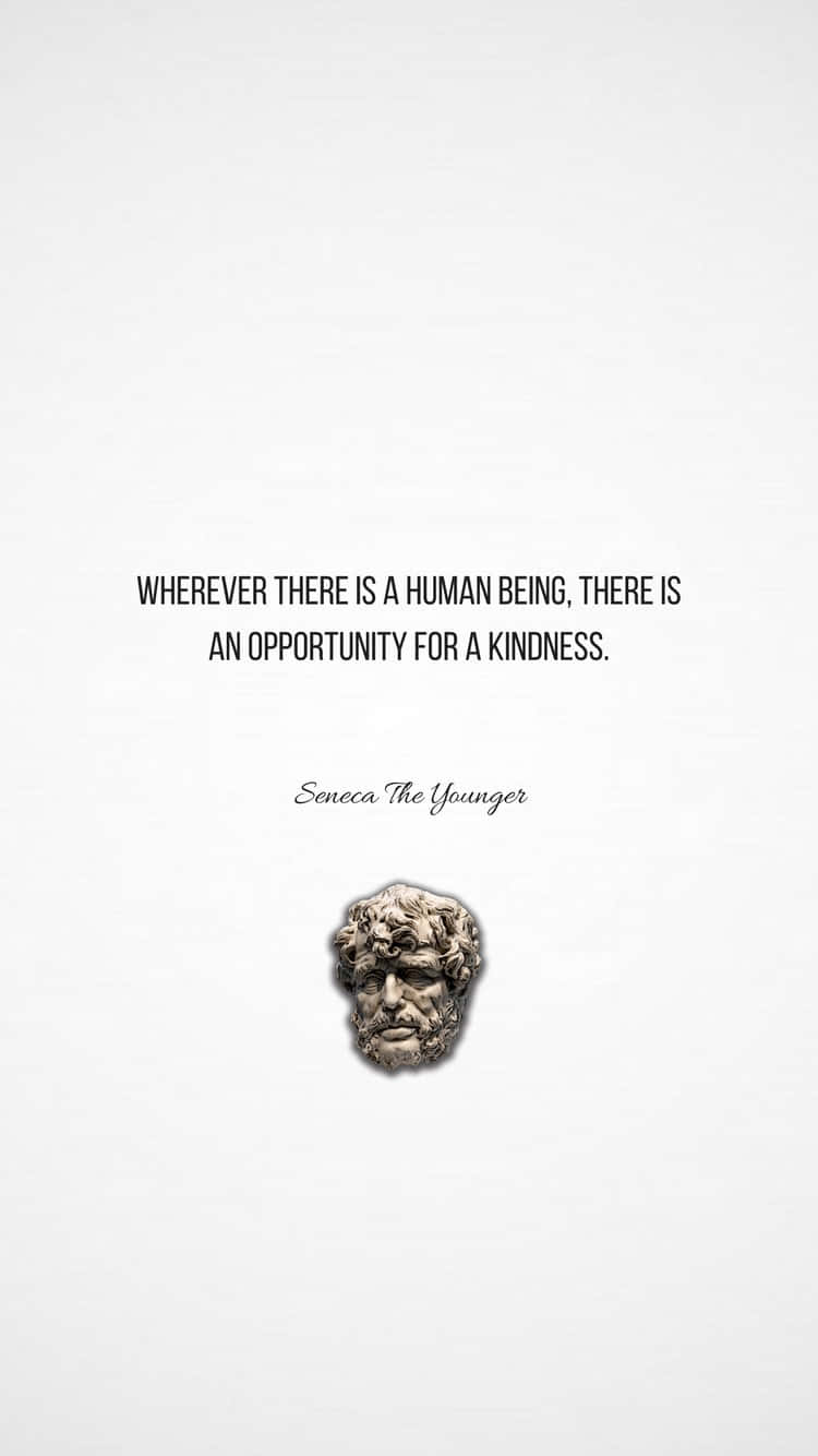 Seneca Kindness Quote Wallpaper
