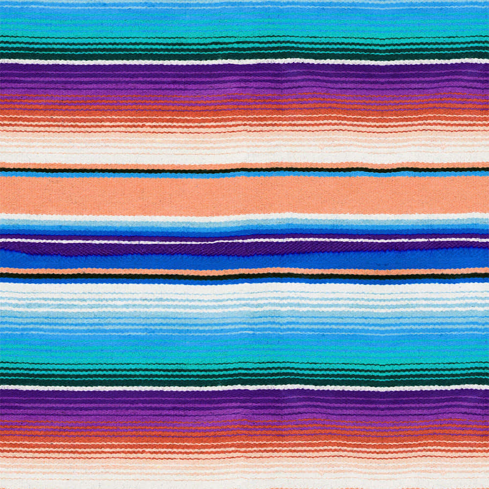 Serape With Beige Stripes Wallpaper