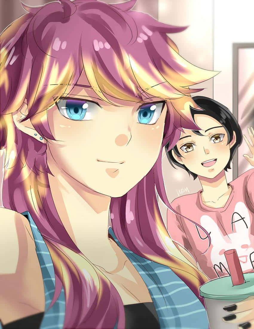 Seraphina And John Unordinary Selfie Wallpaper