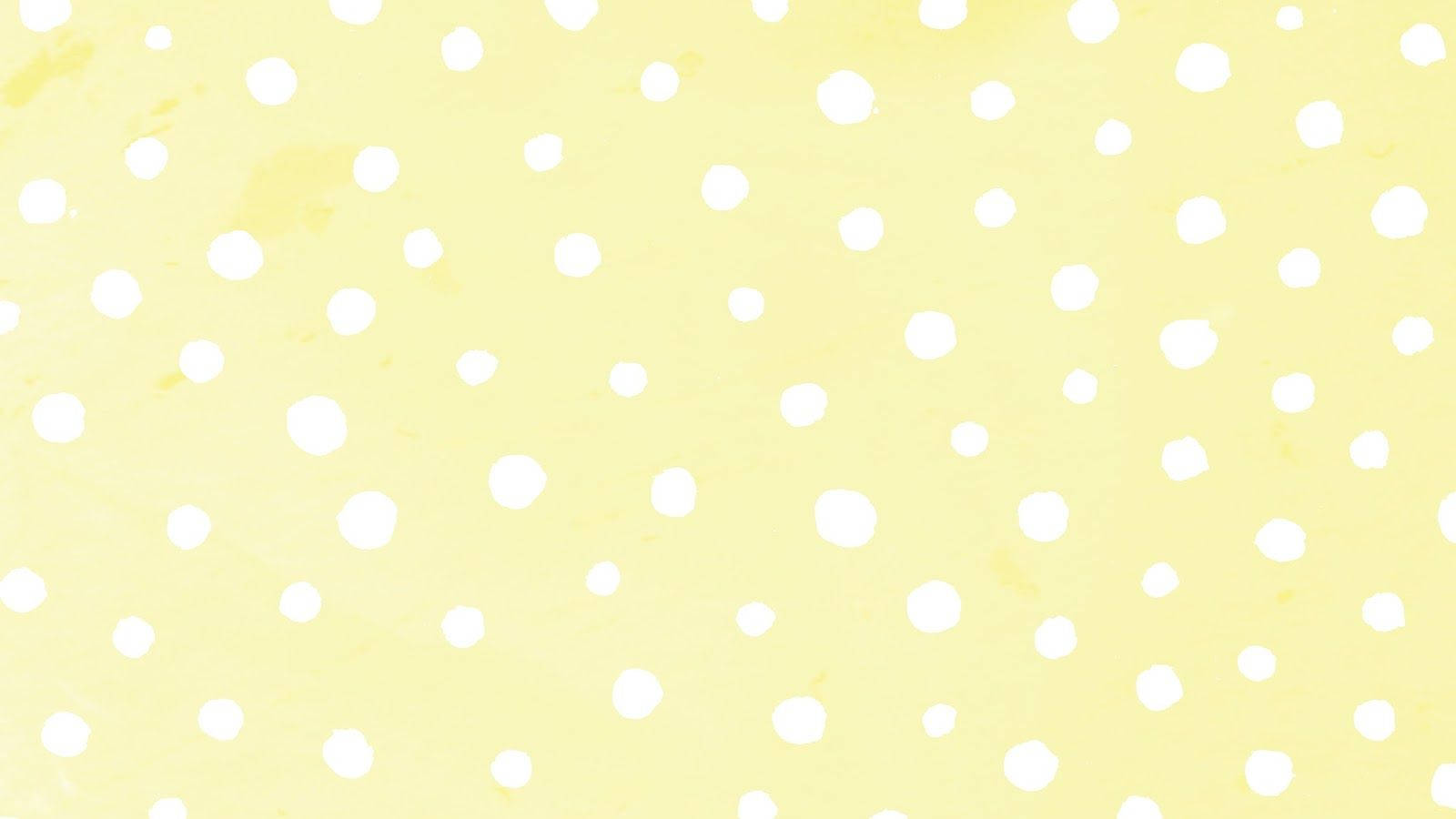 Serene Yellow Pastel Desktop Background Wallpaper