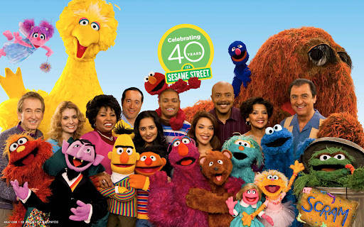 Sesame Street 40th Anniversary Wallpaper