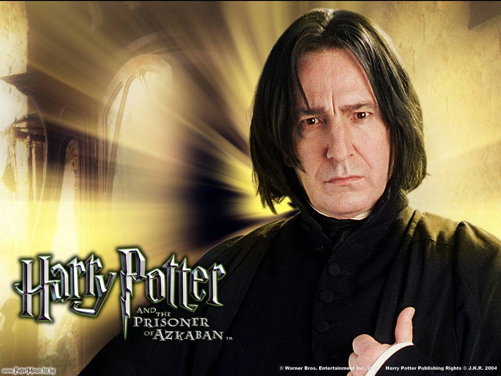 Severus Snape Golden Wallpaper