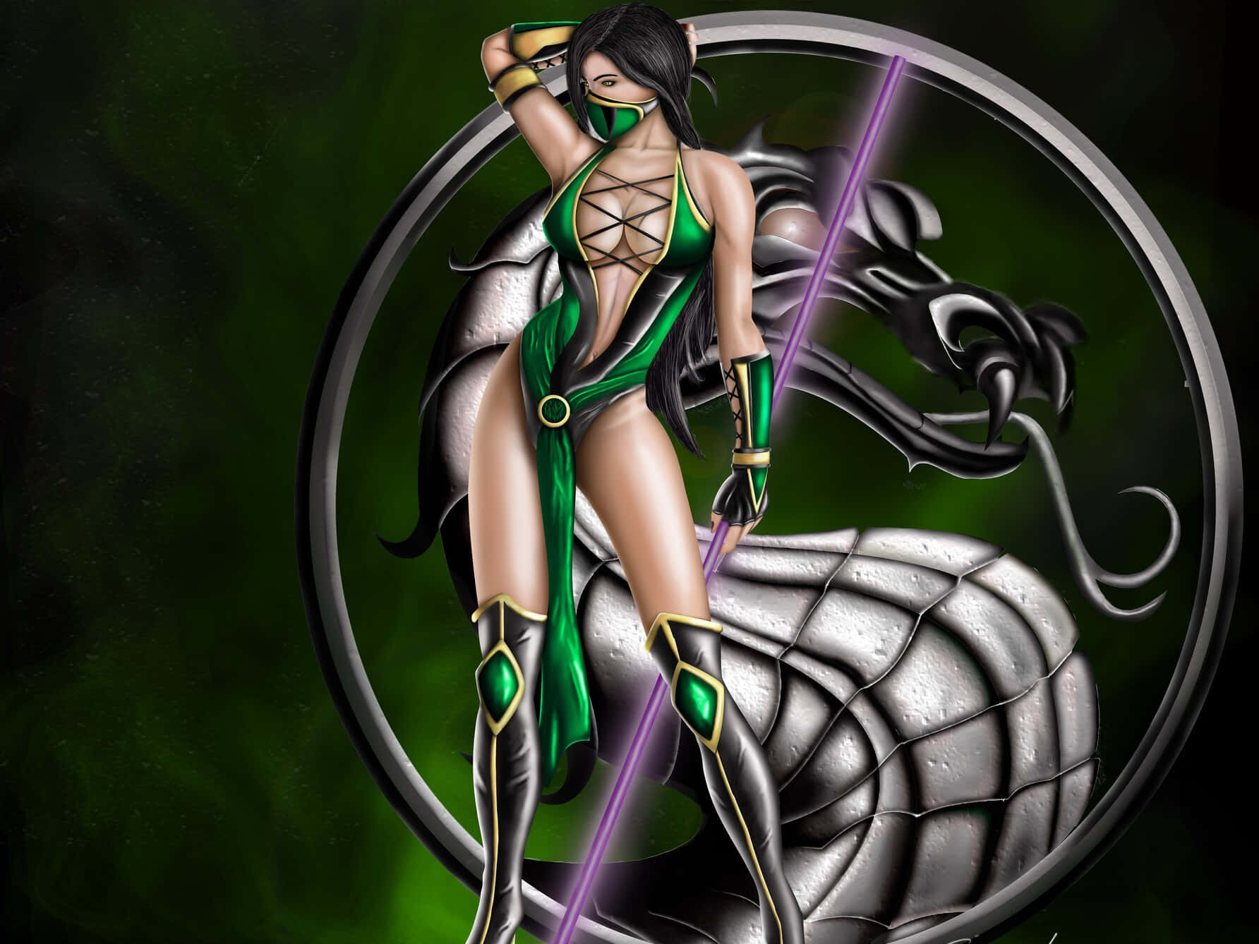 Sexy Mortal Kombat Jade Wallpaper