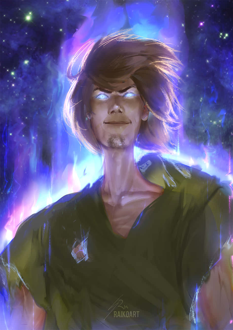 Shaggy Rogers Looking Lost And Confused. Wallpaper