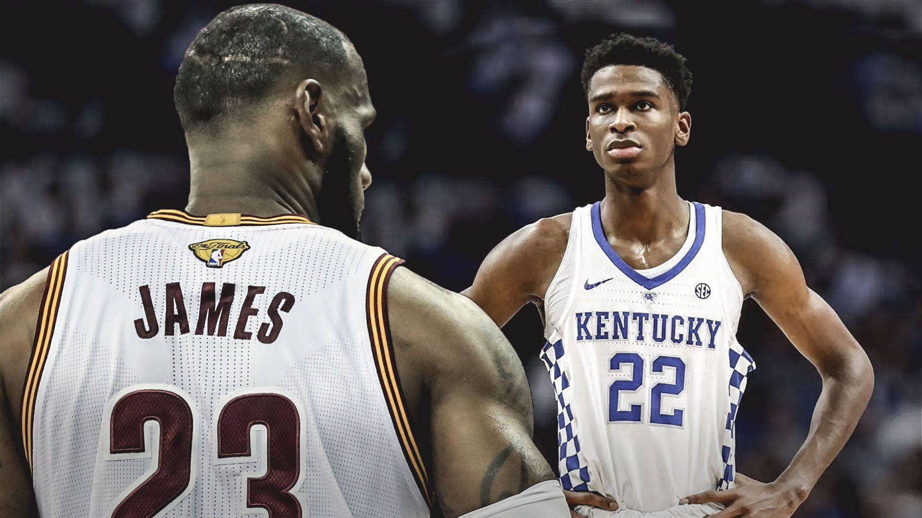 Shai Gilgeous Alexander Lebron James Cavaliers Wallpaper