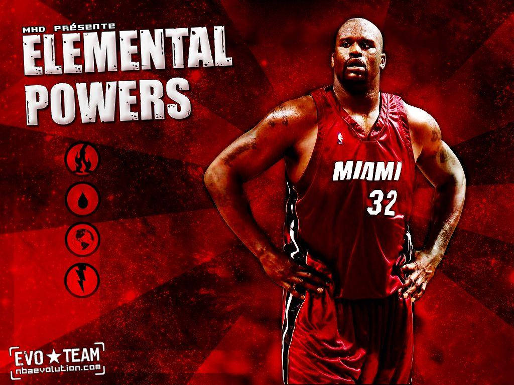 Shaquille O'neal Miami Heat Wallpaper