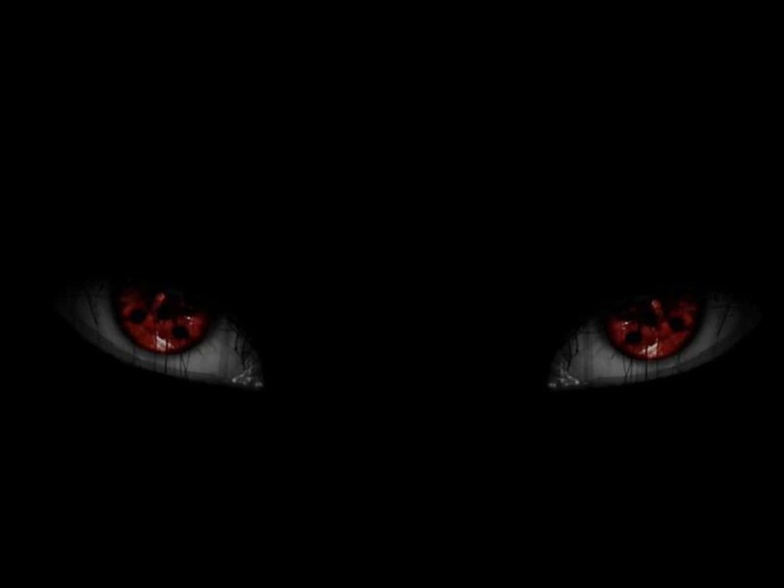 Sharingan Eyes Digital Painting Wallpaper