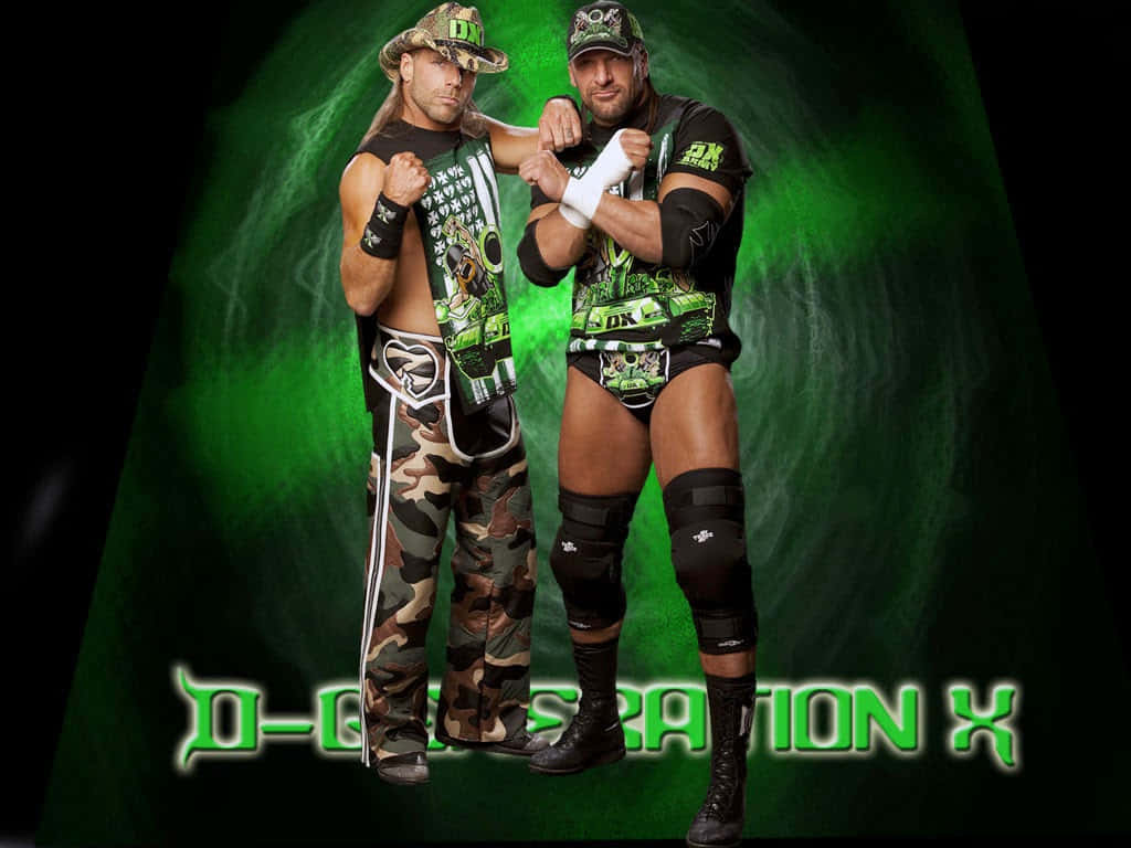 Shawn Michaels And Triple H: The Iconic Duo Of Degeneration X Wallpaper