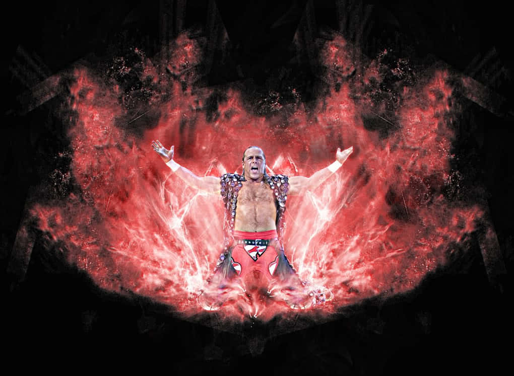 Shawn Michaels - The Showstopper In Action Wallpaper