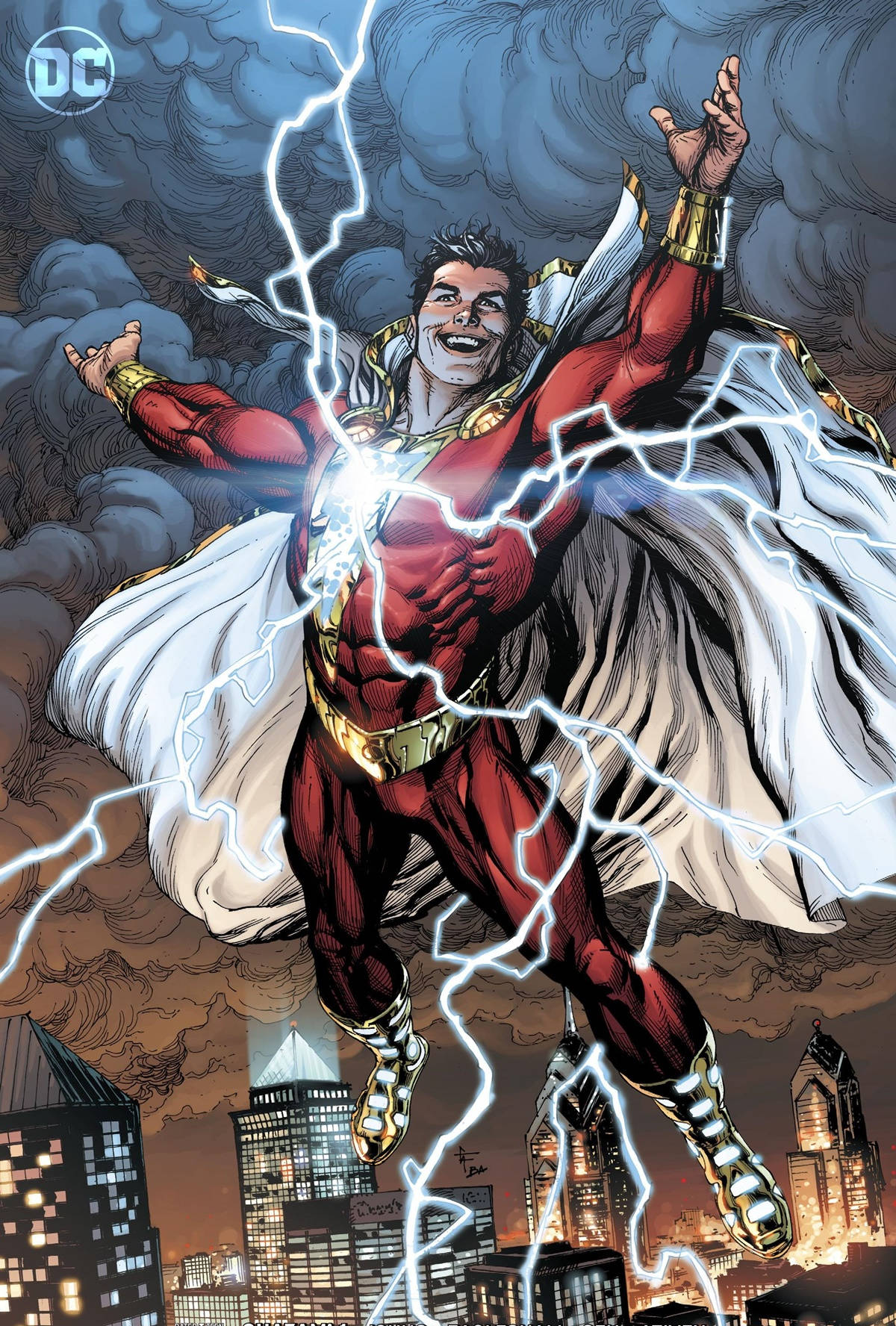 Shazam Dc Comics Superhero Action Wallpaper