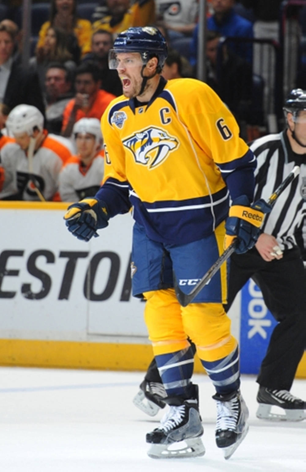 Shea Weber Hype Nashville Predators Player Wallpaper