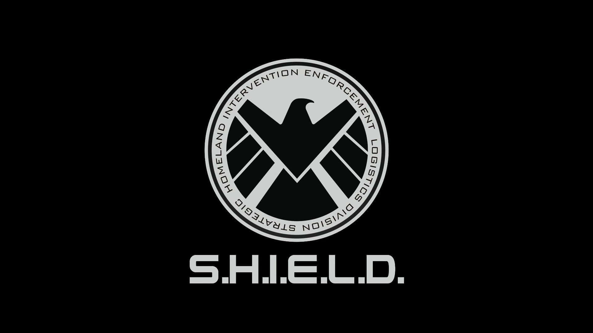 Shield On A Fire Background Wallpaper