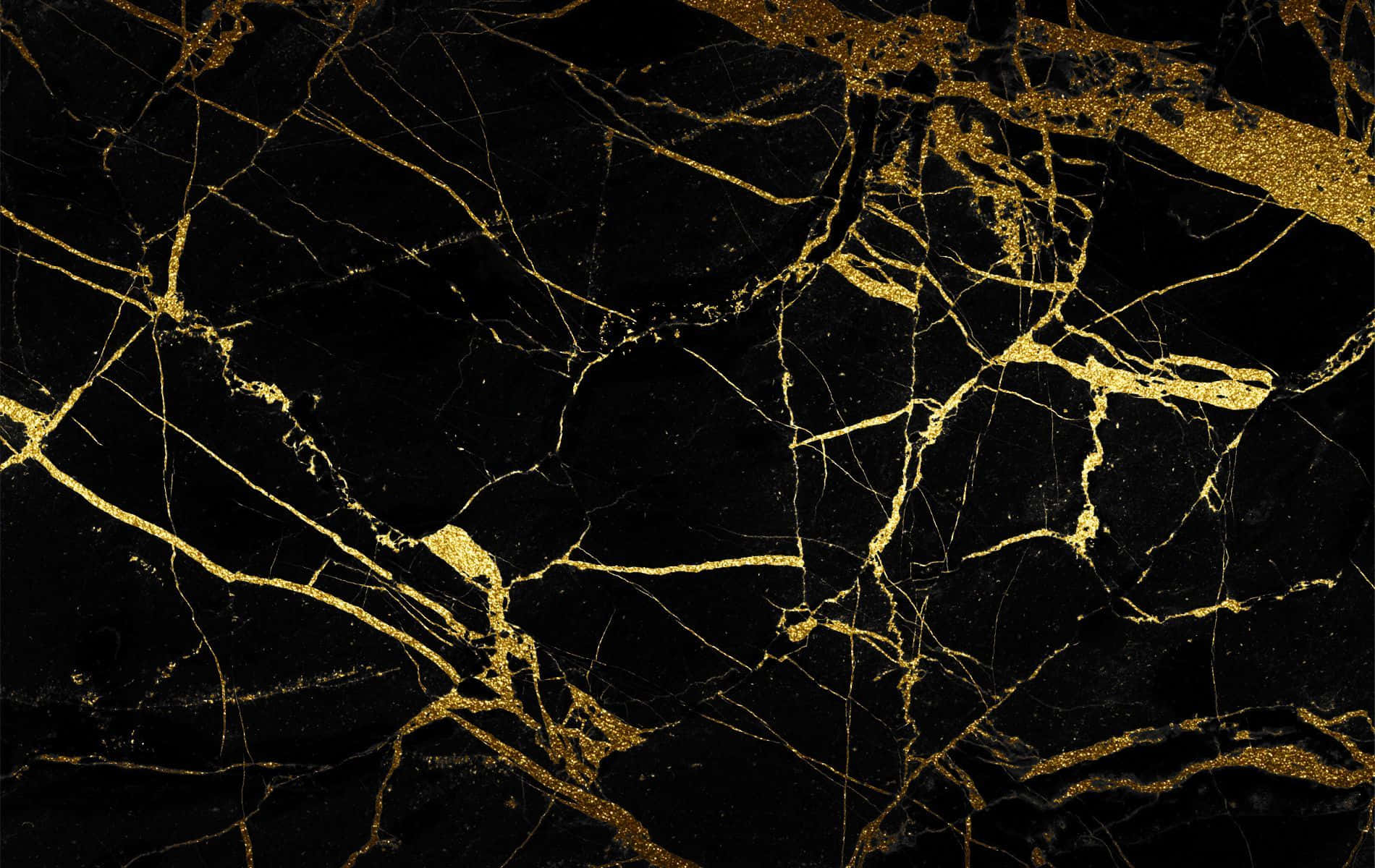 Shine In Black And Gold With This Desktop Wallpaper