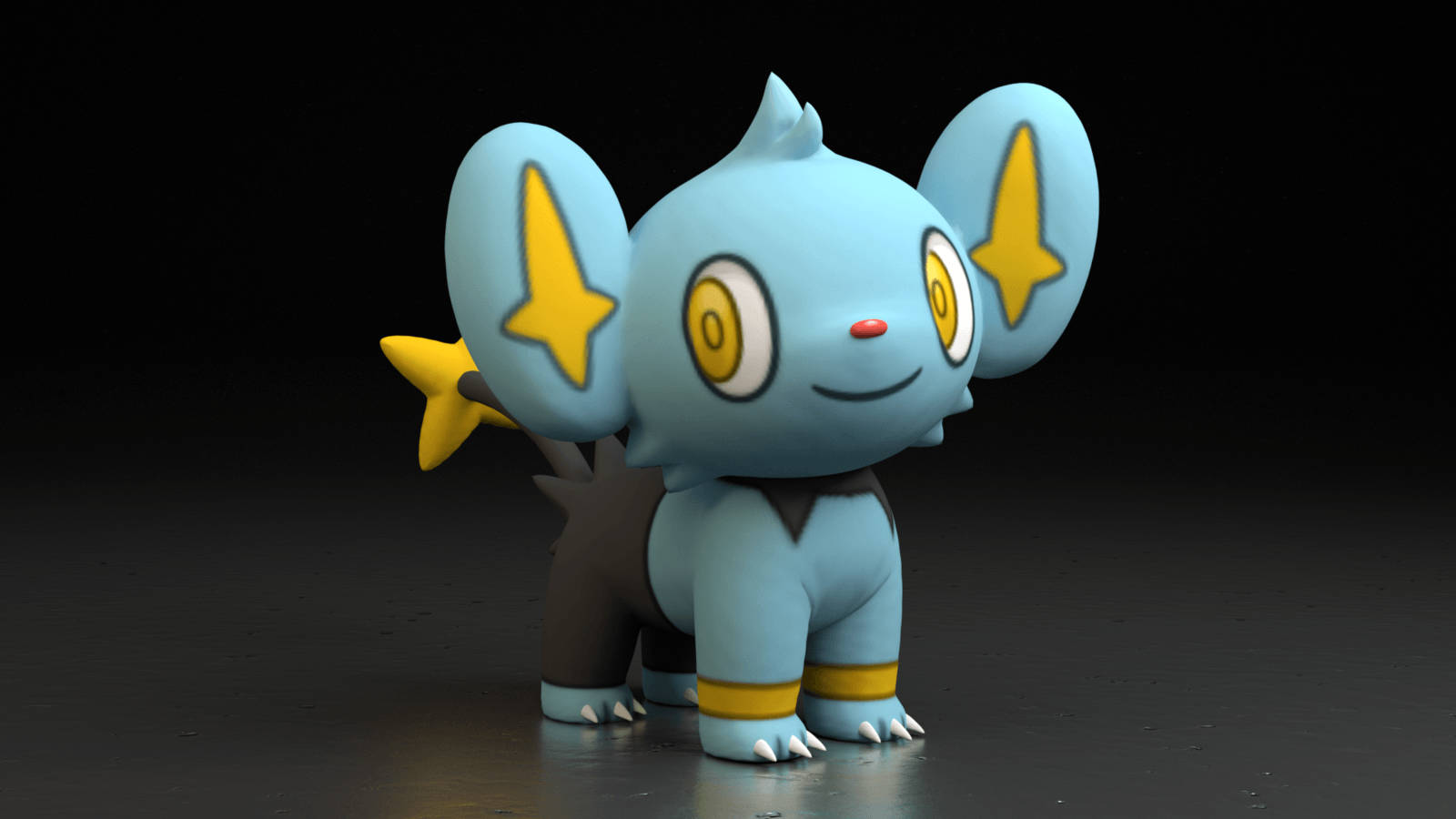 Shinx 3d Render Wallpaper