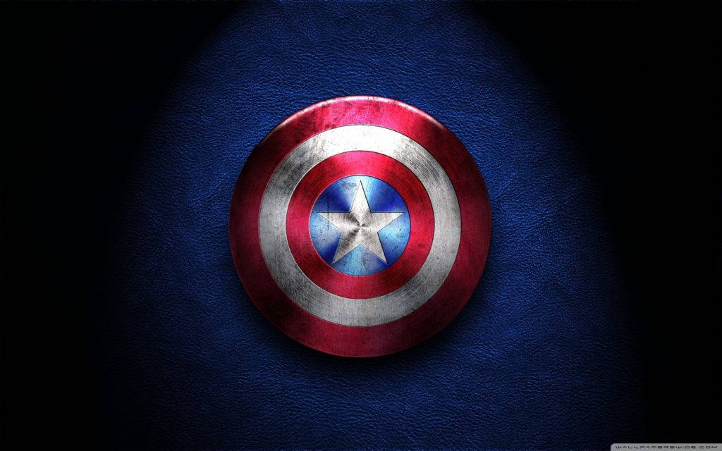 Shiny Captain America Shield Wallpaper